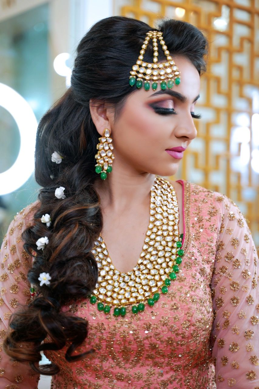 Jewellery Traditional Side Passa For Women Kundan & Pearl Pasa Kalank  Inspired Hair Jewellery For Women