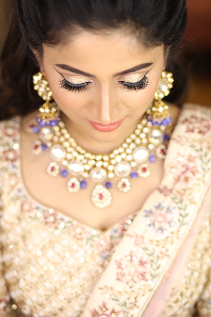 Beautiful Indian engagement makeup | 2019 makeup trends | Indian wedding  makeup and hair | bridal - YouTube